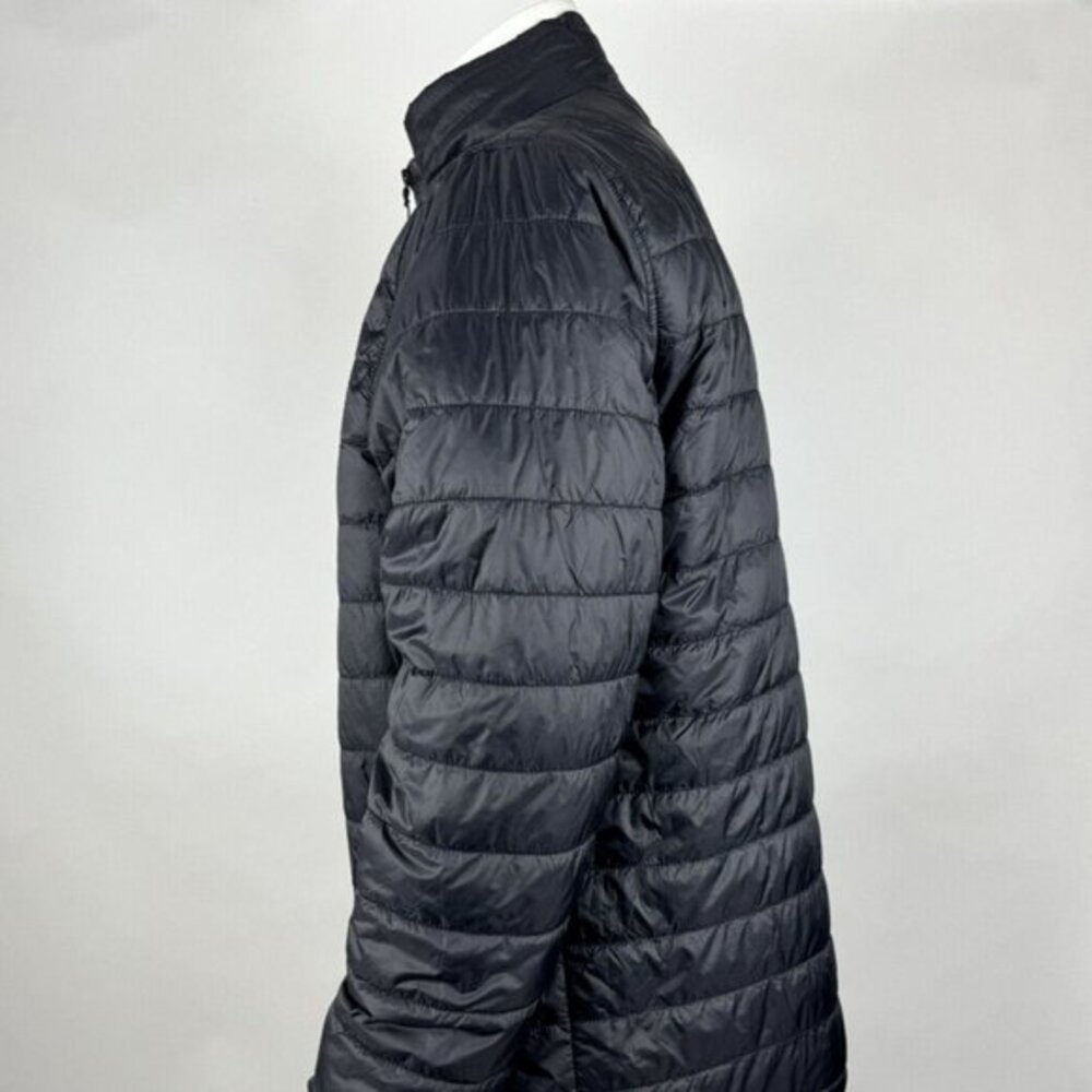 Independent Trading Company Puffer Jacket Mens XL EUC Lightweight Full Zip Black - Picture 4 of 16